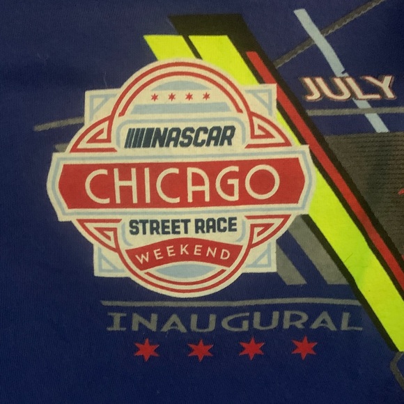 Blue Graphic Racing Tee - Picture 5 of 7